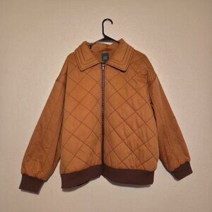 Wild Fable Women's Winter Large Brown Puffy Jacket